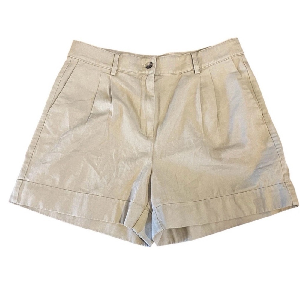 j.crew pleated chino short for women- Size 10 NWT